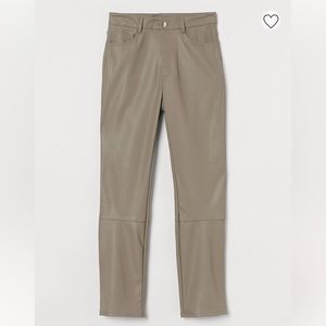 Faux Leather Pants